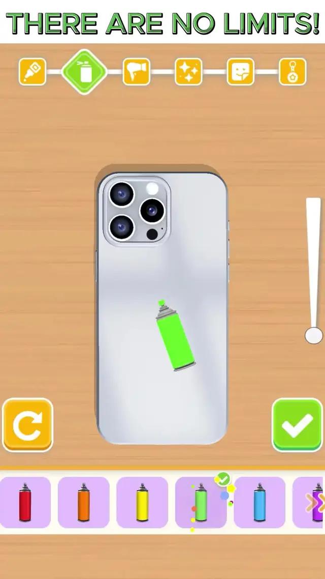 Phone case glow-up in progress