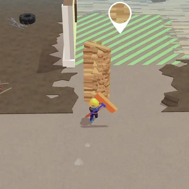 Scrape all the old flooring