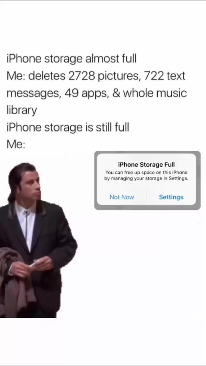 Deep clean trash files for more space.