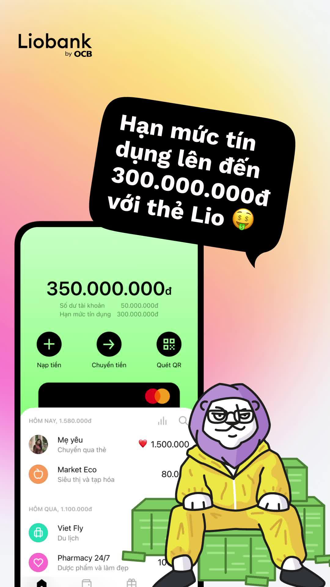 Nhận hạn mức lên đến 300.000.000 VNĐ với Liobank
