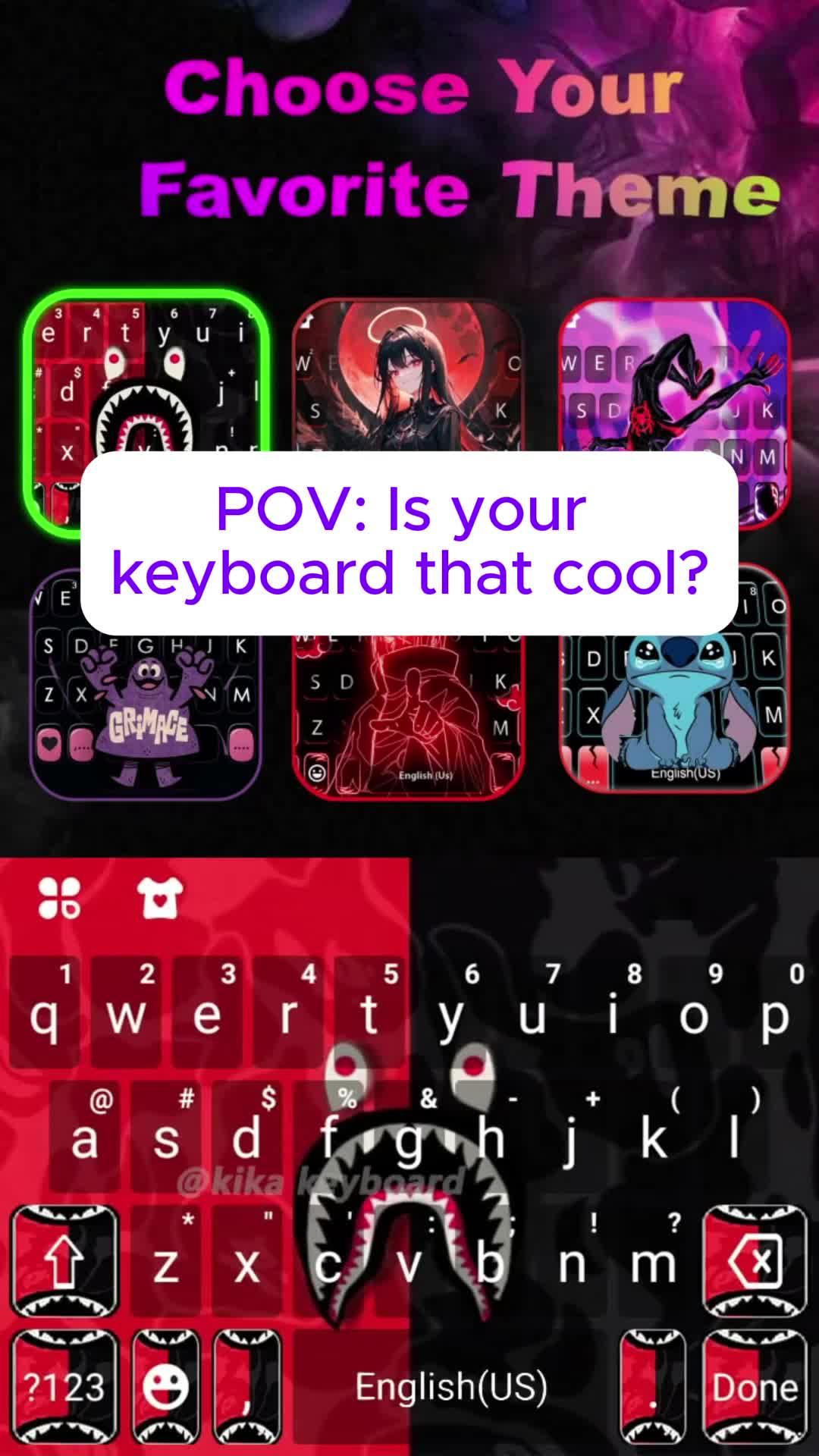 Set exclusive  keyboard& themes for your Phone!