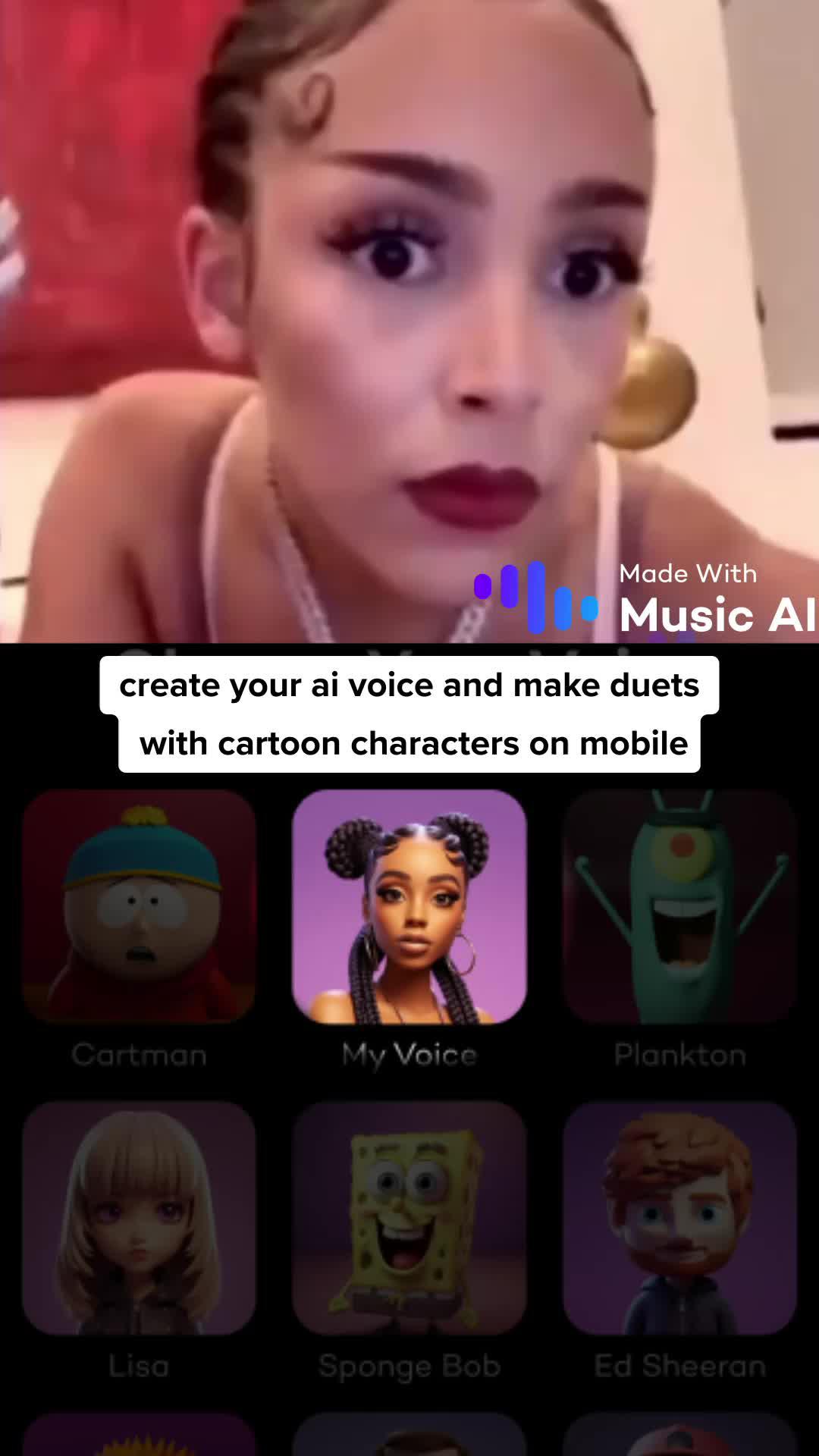 Create AI covers with your own voice on mobile