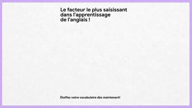 10 minutes par jour - et vous maîtriserez l'anglais!