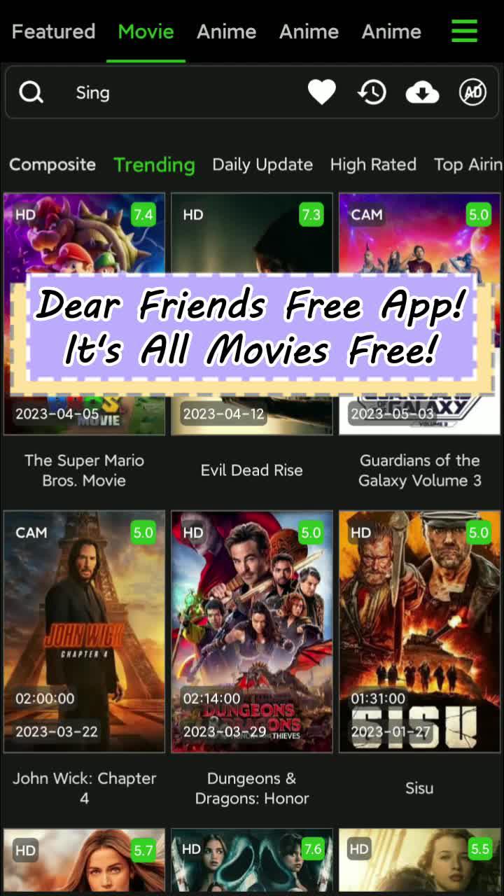 Install the app and watch for free!