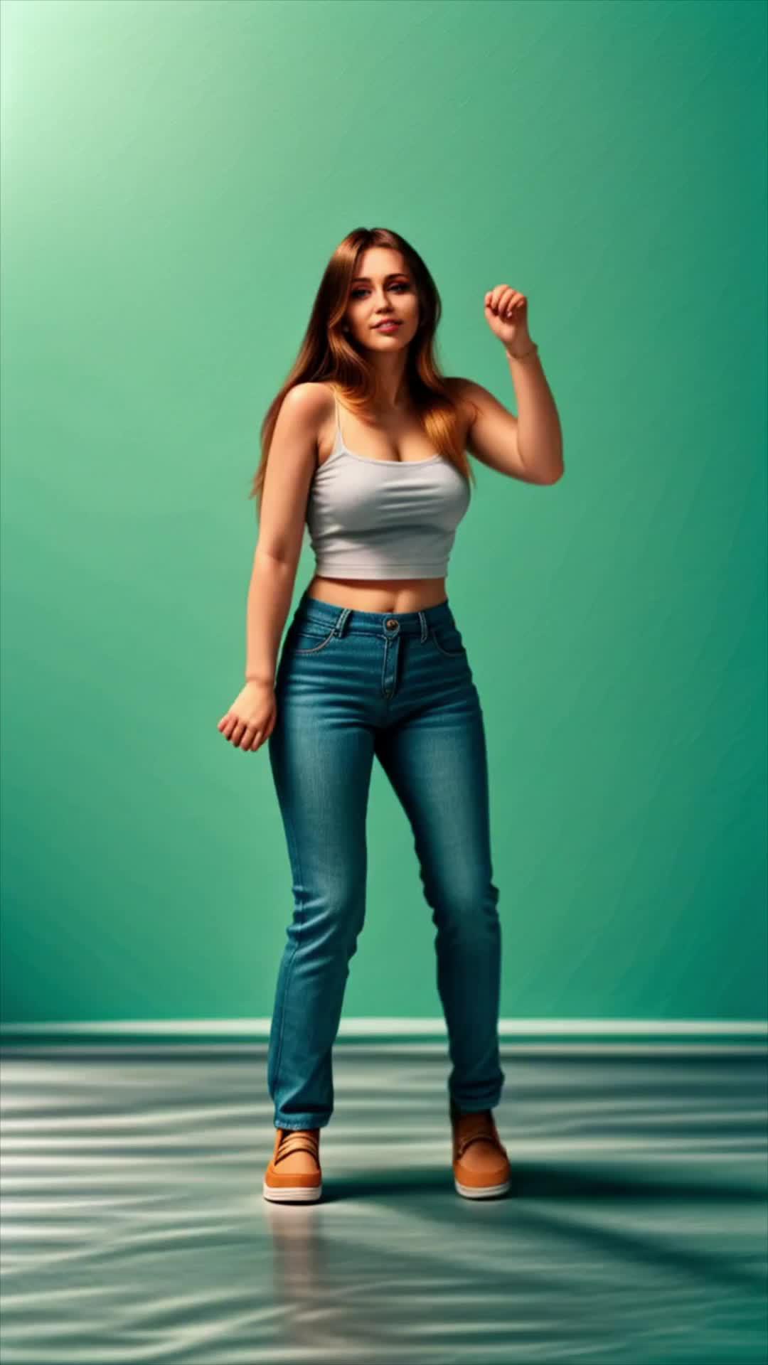 Miley Cyrus dancing with Diffuse AI | AI app  #ai #diffuse #diffuseai #diffuseapp #dance #dancechallenge #mileycyrus