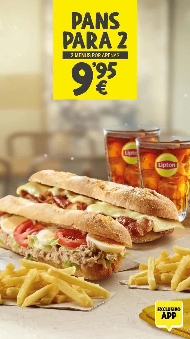 Poupa já com os cupões exclusivos e desfruta das novidades na APP Pans & Company!