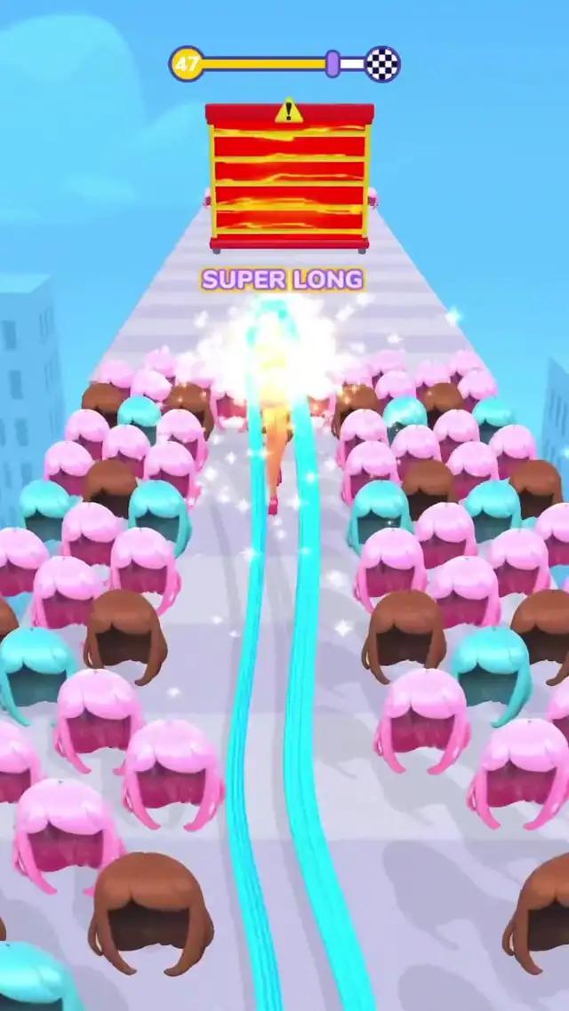 This is the best hair runner game!