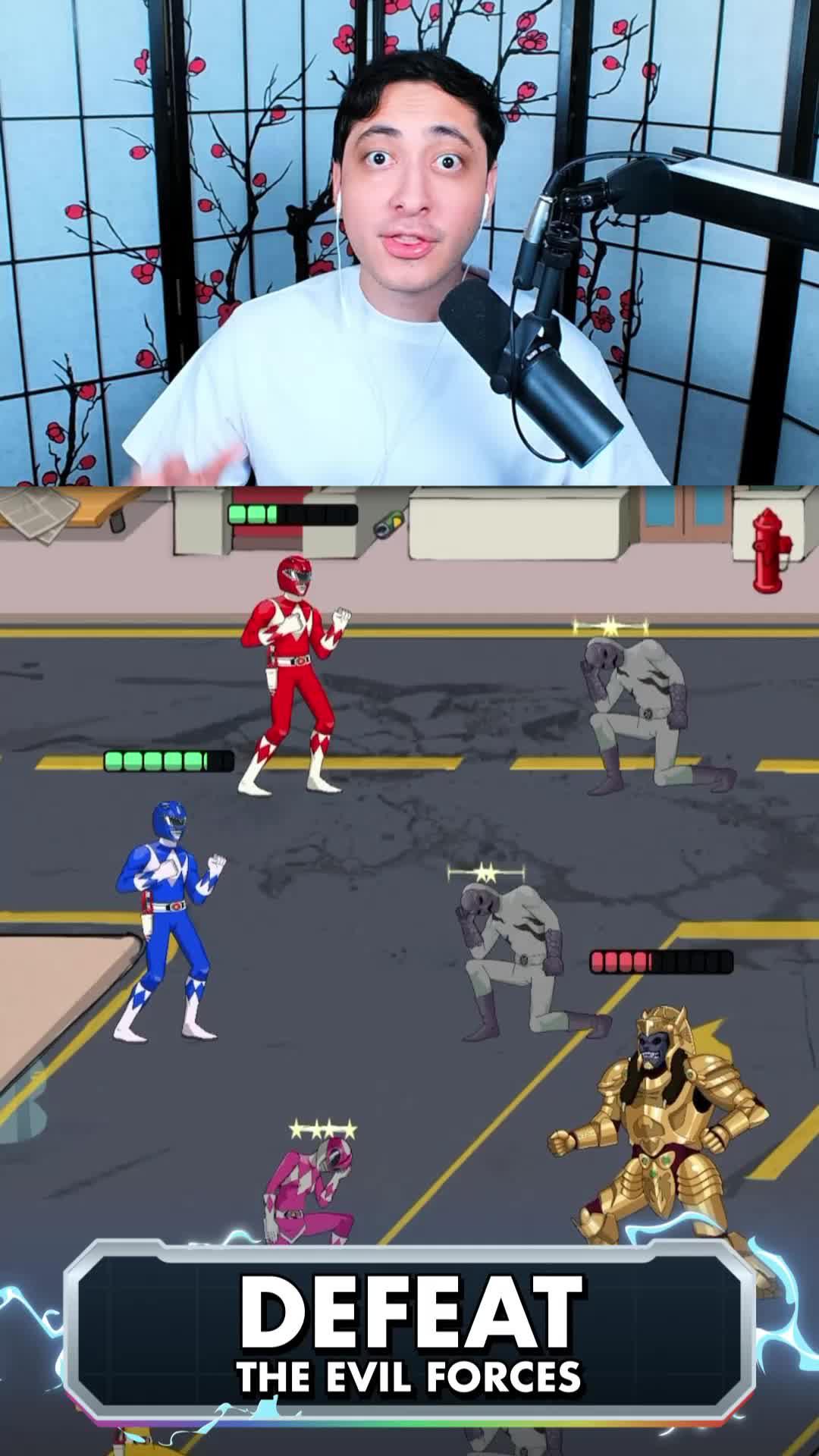 Form the ultimate team of Power Rangers