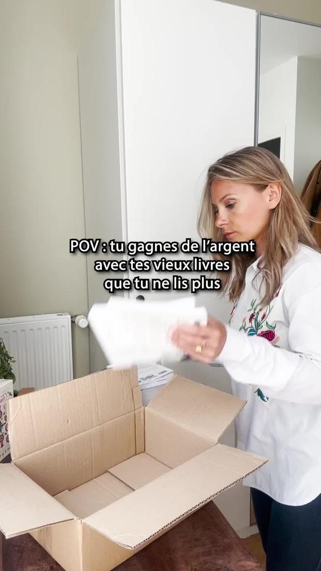 Tu revends les vêtements que tu ne portes plus, alors pourquoi pas les livres que tu ne lis plus ?