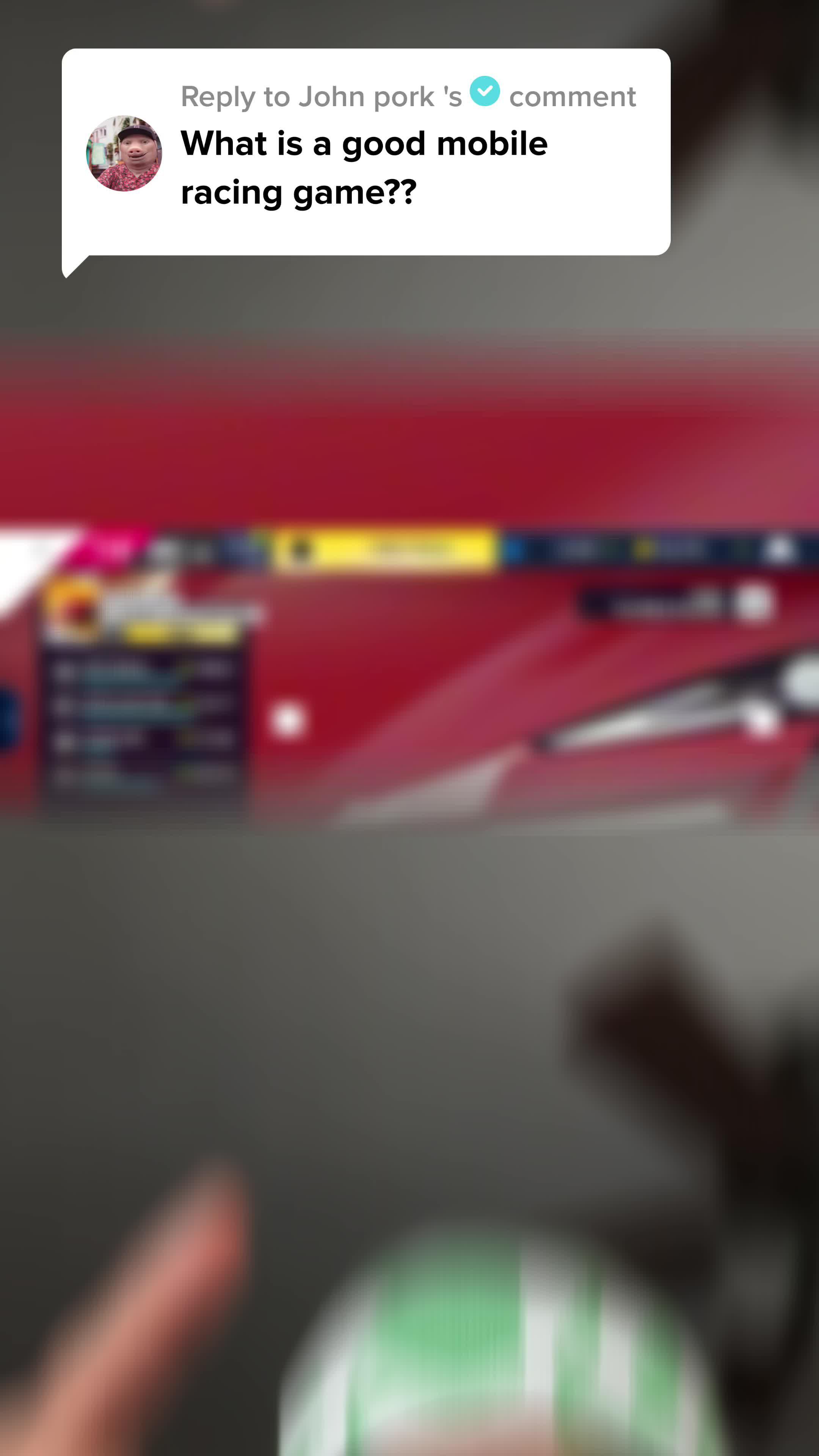 Best graphics you'll ever see on a mobile racing game!