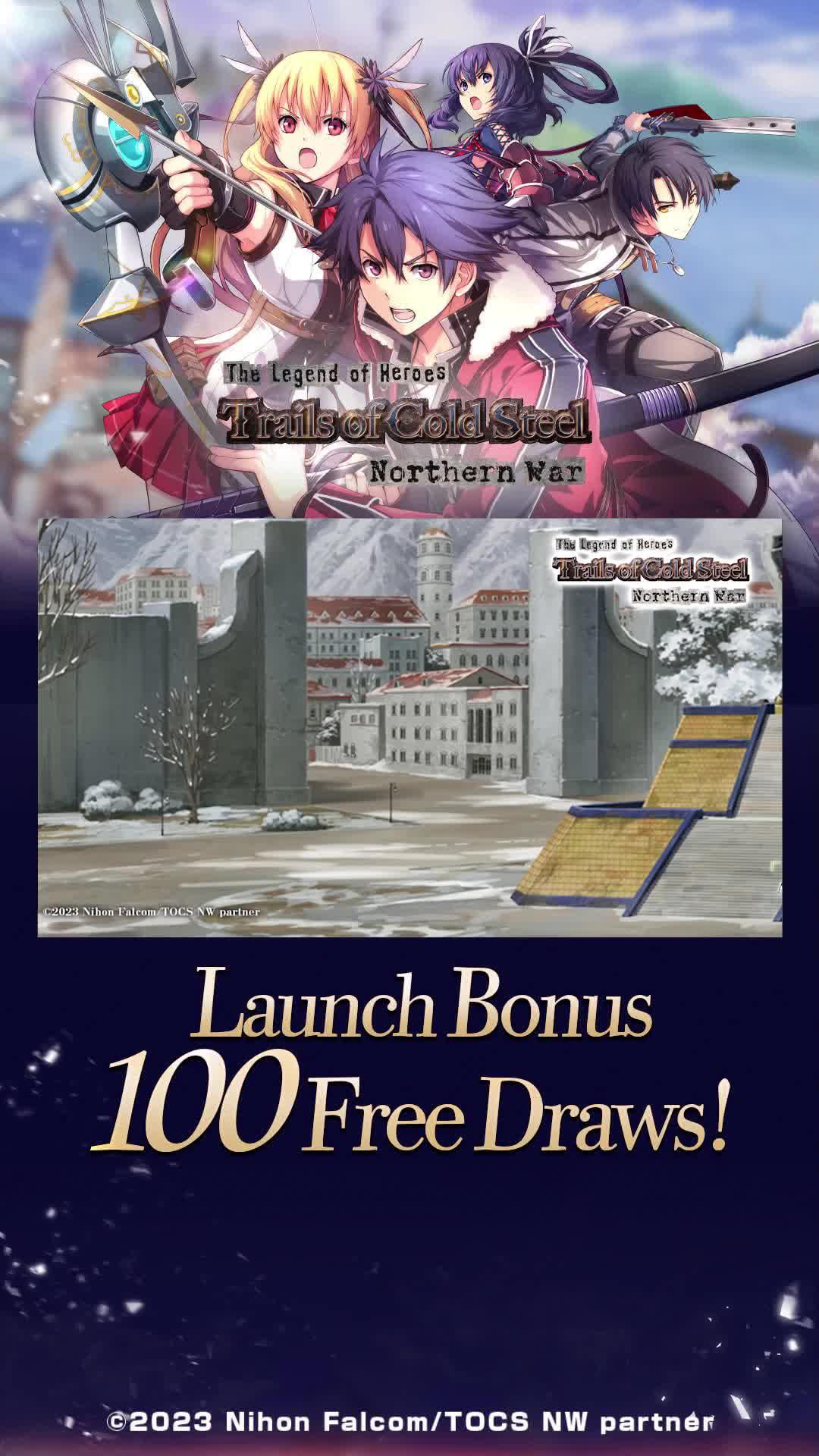 Trails Series, a Japanese JRPG Classic. Download to Receive 100 Free Draws!!