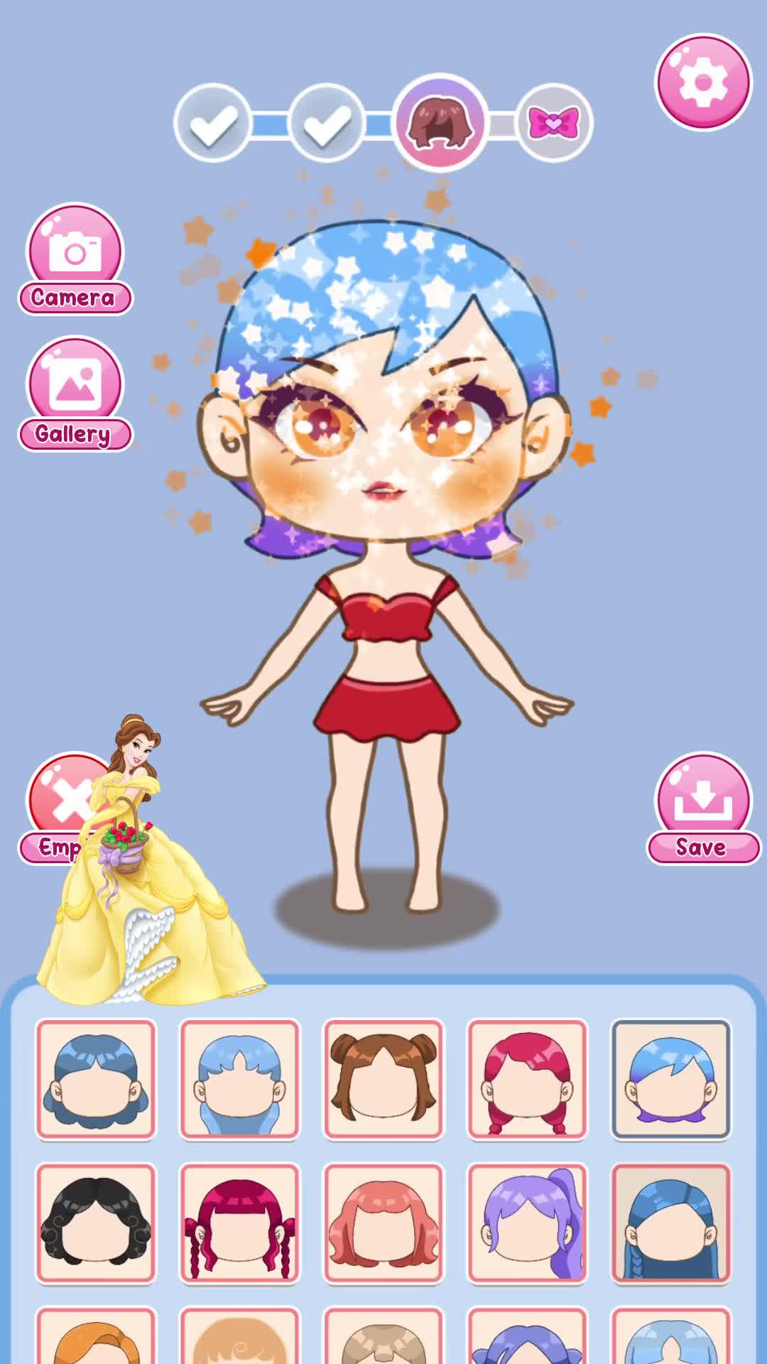 Dress up game for girl