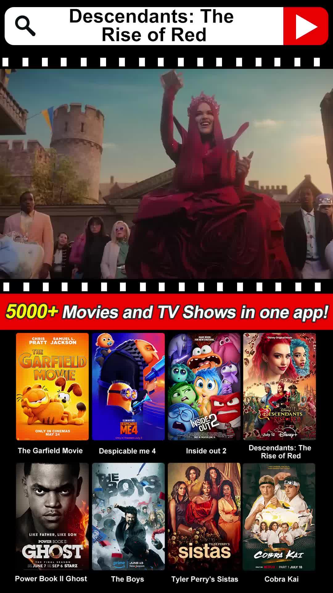 Watch blockbuster movies as you like