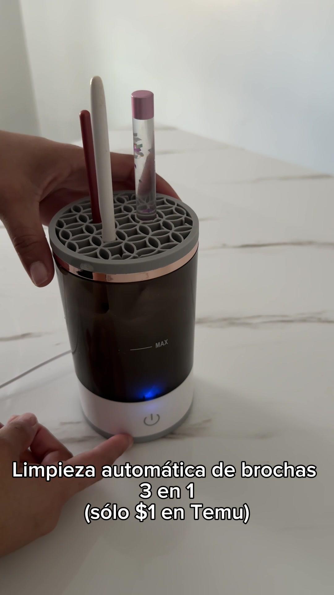 Me encanta! ✨👌🔍code: dmh2598 or 🔗 in bi0 for #temu Brush Cleaning Machine #makeup #clean#makeup#grwm #fashion#style #skincare#temuwinterfashion #temuoutfits#temumusthave#temufinds