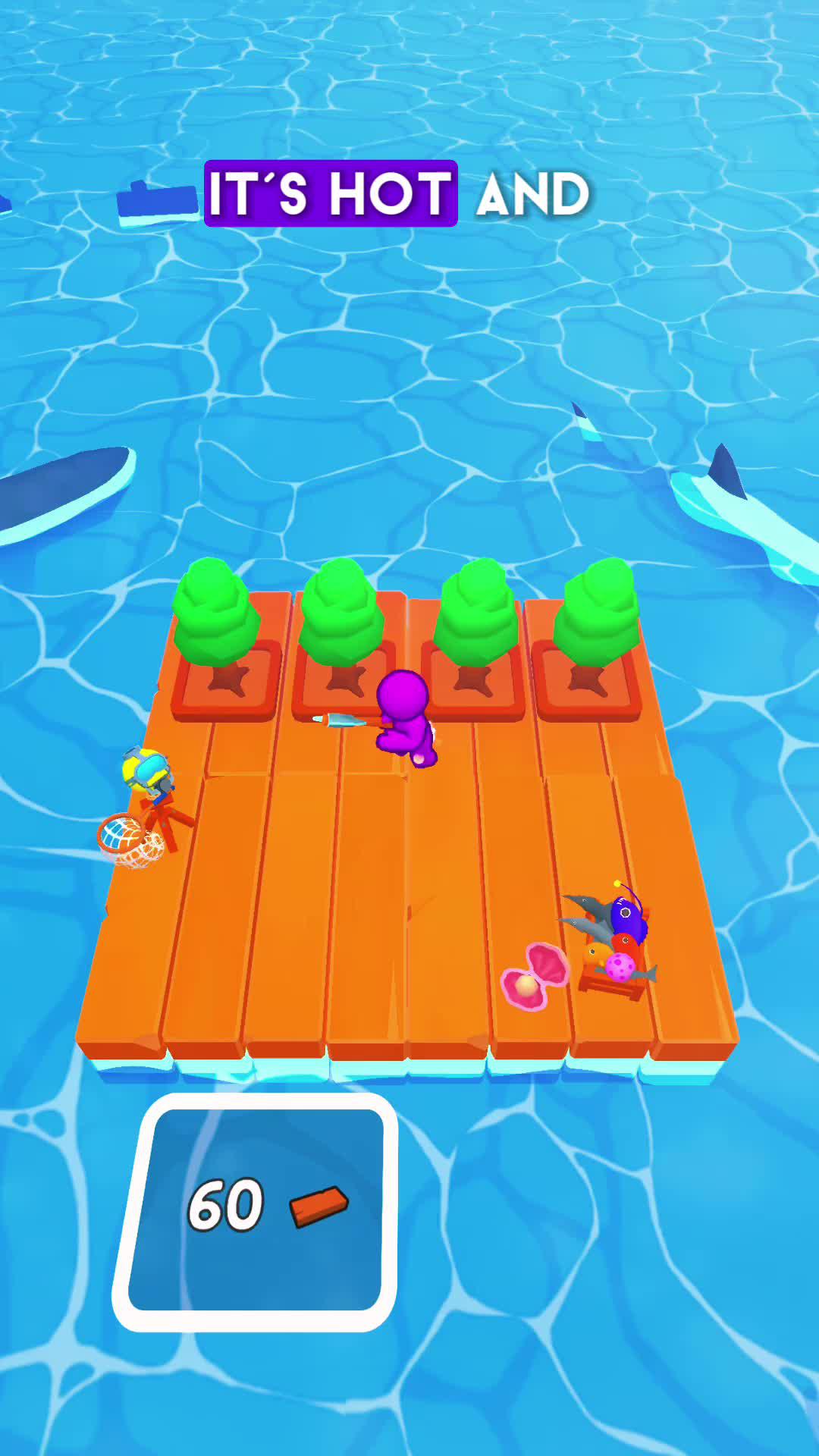 Wow! This game is so addicting! Get Raft Adventure 3D for free!