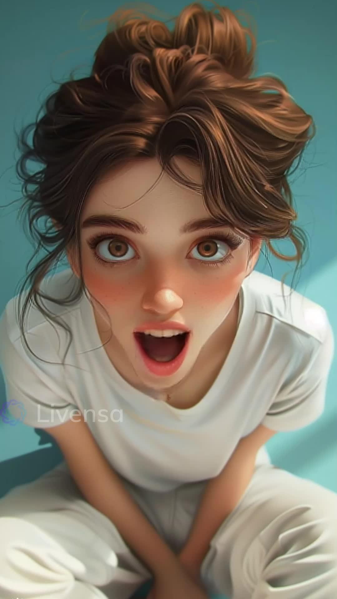 Create Al videos with your own words on mobile