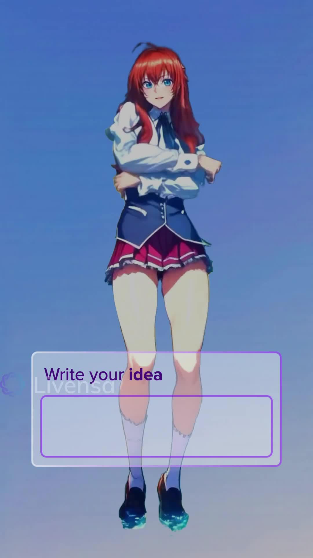 Create Al videos with your own words on mobile