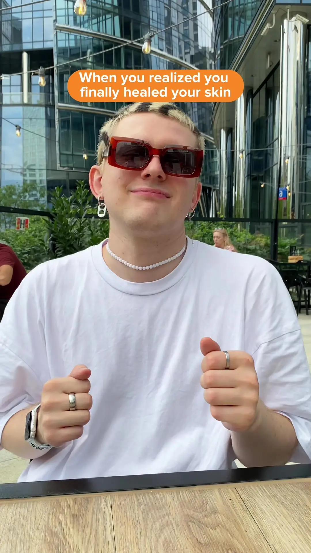 My skin couldn’t be happier with the System Akvile app 💙🫶🏼📱 