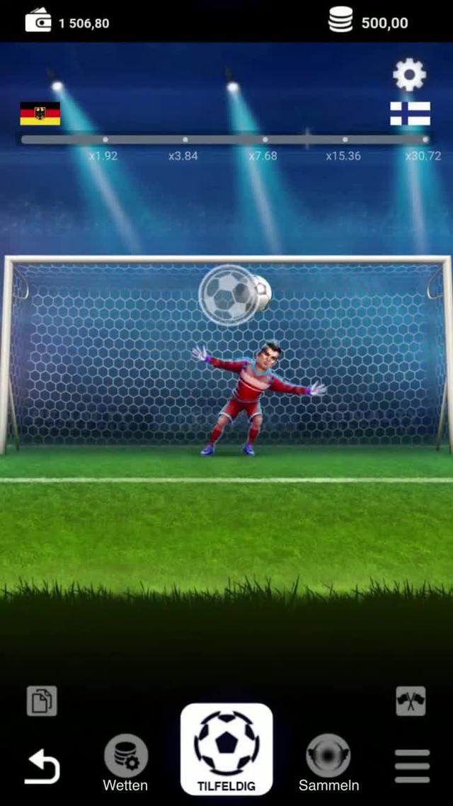 Den Torwart schlagen?