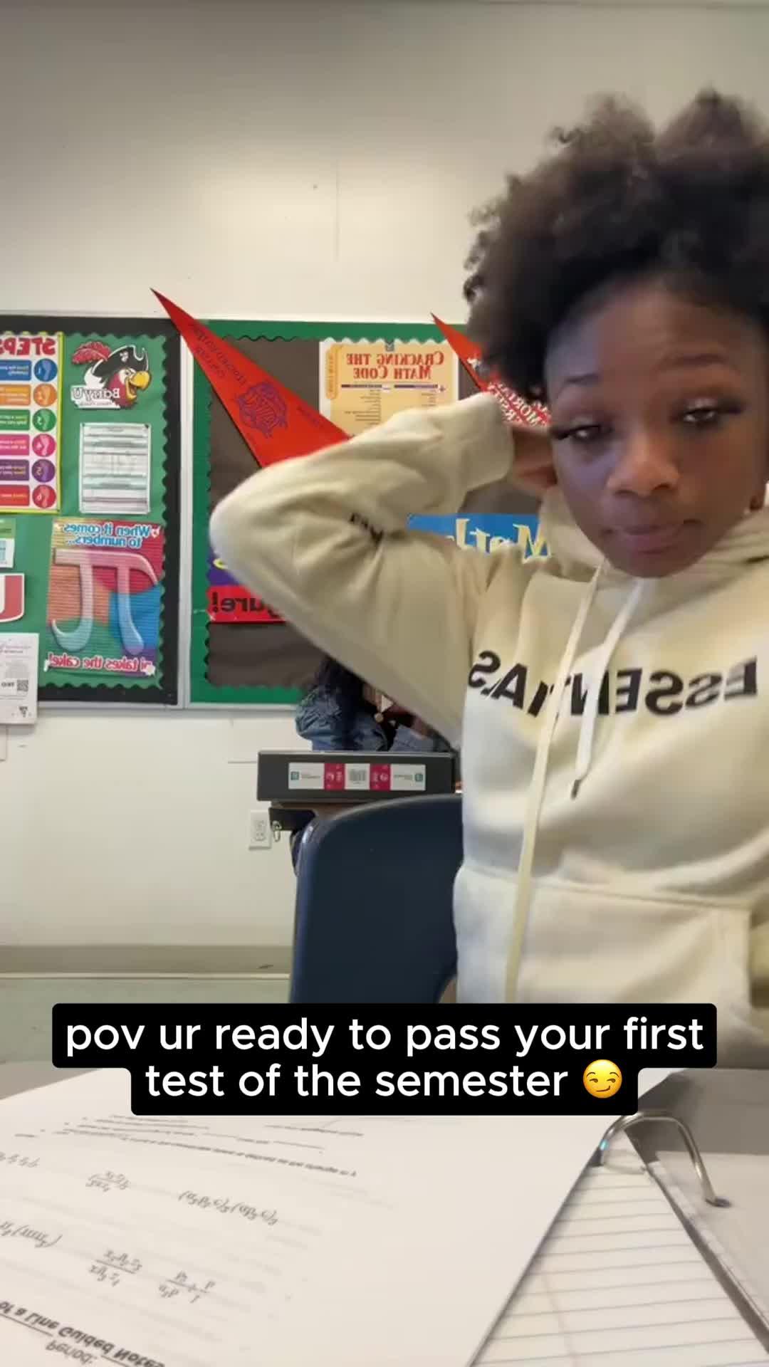 I’m ready 😈#schoolstart #highschool #goodgrades