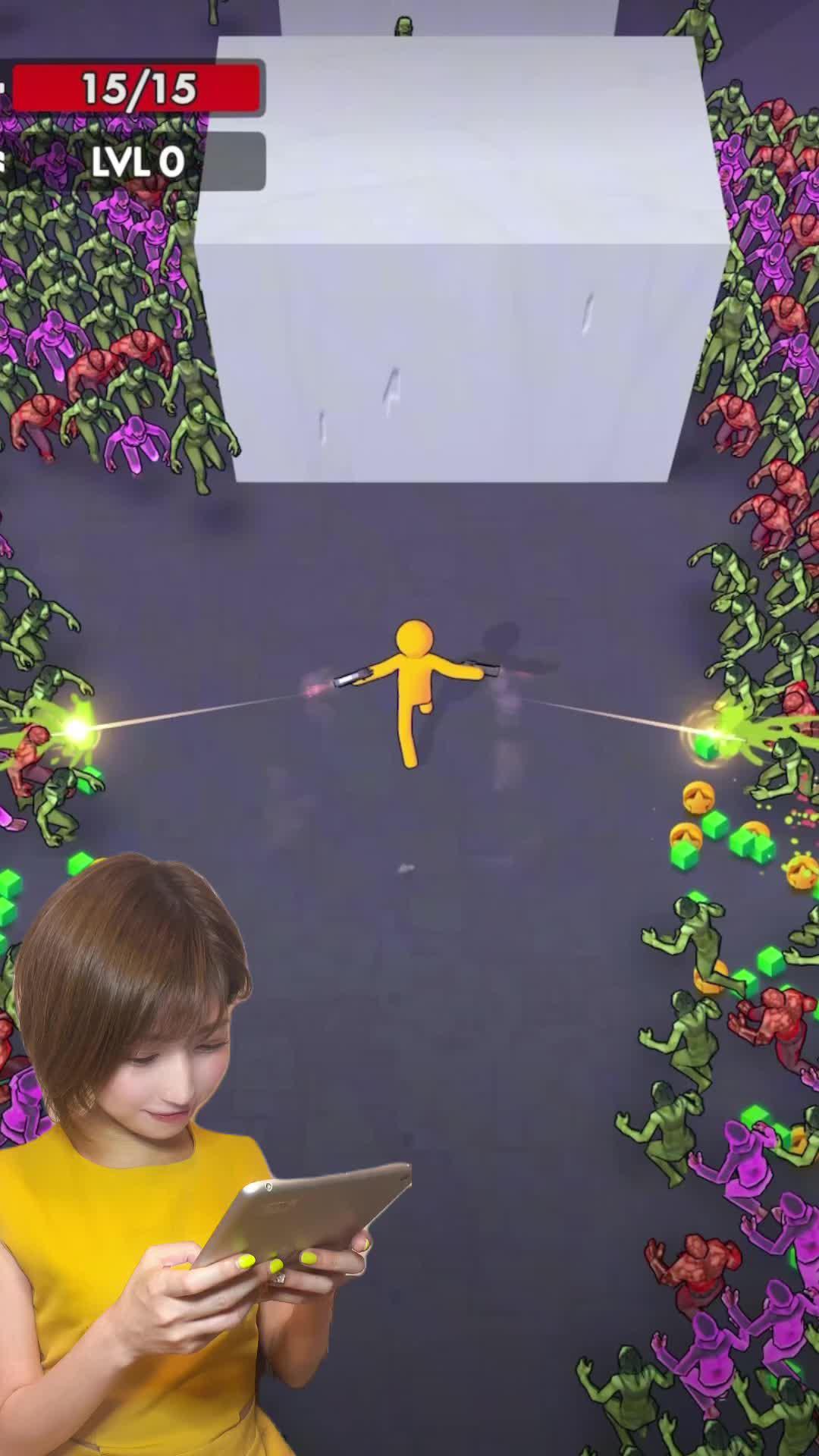 左にスワイプして再生