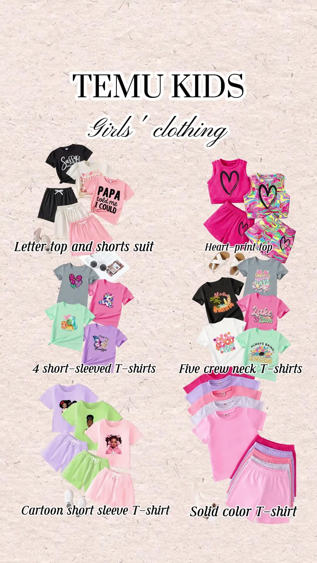 👧Which outfits do you prefer? 🔍code: dnh5787 in #temu for up to 90% off #babymusthaves #ootd #viral #fashion #fyp