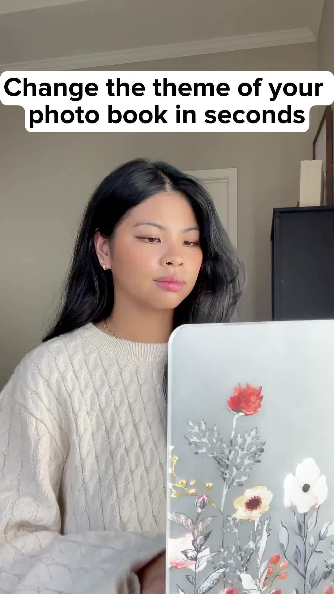 Take our themes for a test drive with your photos before you start creating!