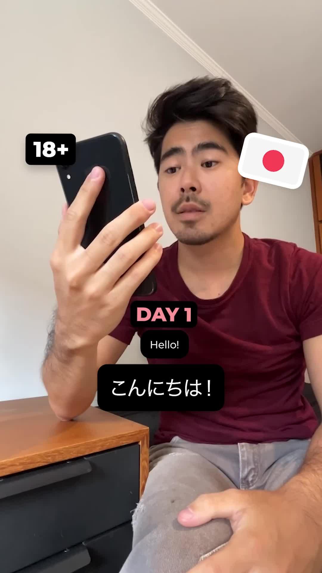 If you wanna learn Japanese fast, watch this