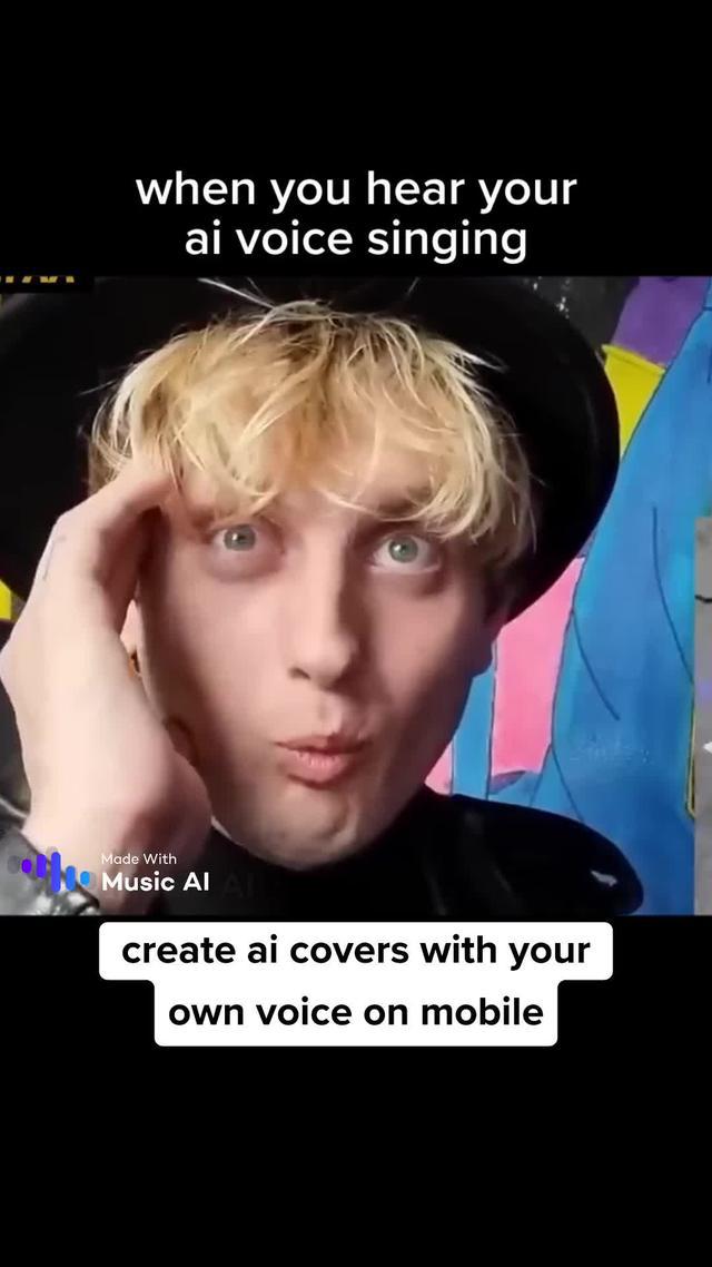 Create AI covers with your own voice on mobile