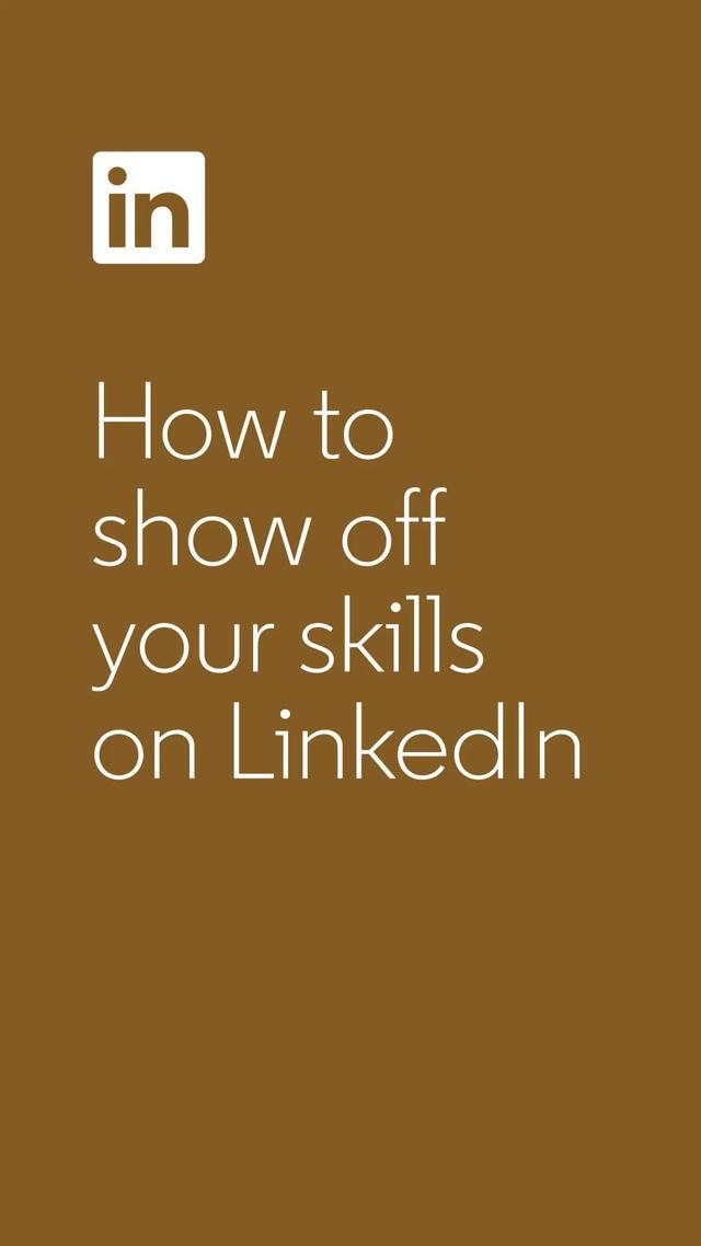 don’t sleep on your skills. add them to your profile and stand out to recruiters.
