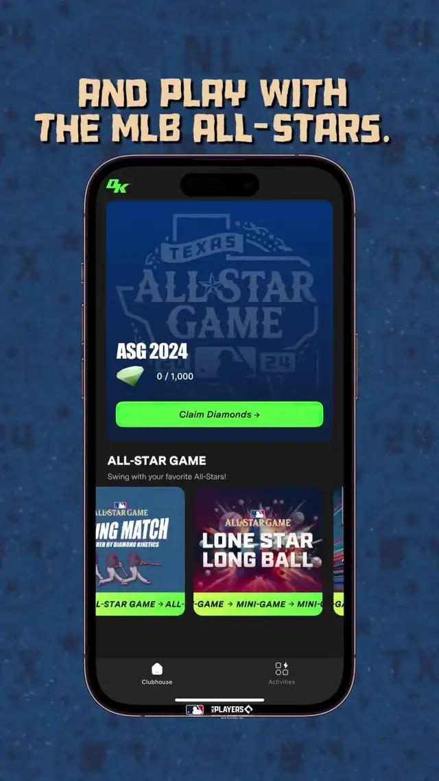 Download the Diamond Kinetics App and play with the 2024 @MLB All-Stars!  ⭐ Swing in All-Star-themed challenges and compete for a chance to win real-life prizes ⭐ Improve your swing in Interactive Lessons with our featured MLB players, including with 2024 AL All-Star Steven Kwan  ⭐ Use your phone’s camera to find your All-Star Swing Match ⭐ Show off your baseball knowledge in new All-Star-themed Mini-Games DOWNLOAD AND PLAY at the 🔗 in our bio!