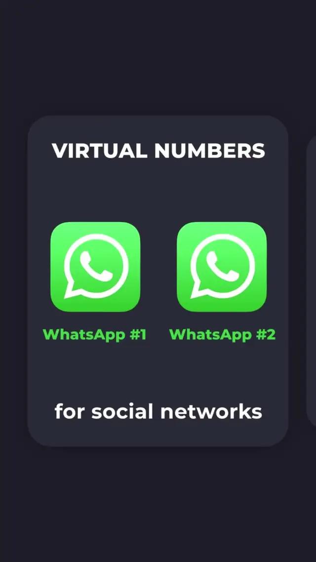 Try a new virtual number for free!
