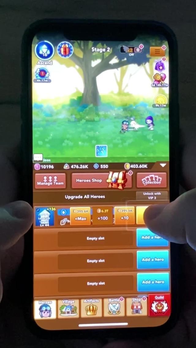 Recruit heroes and build an invincible army to crush the forces of Evil.