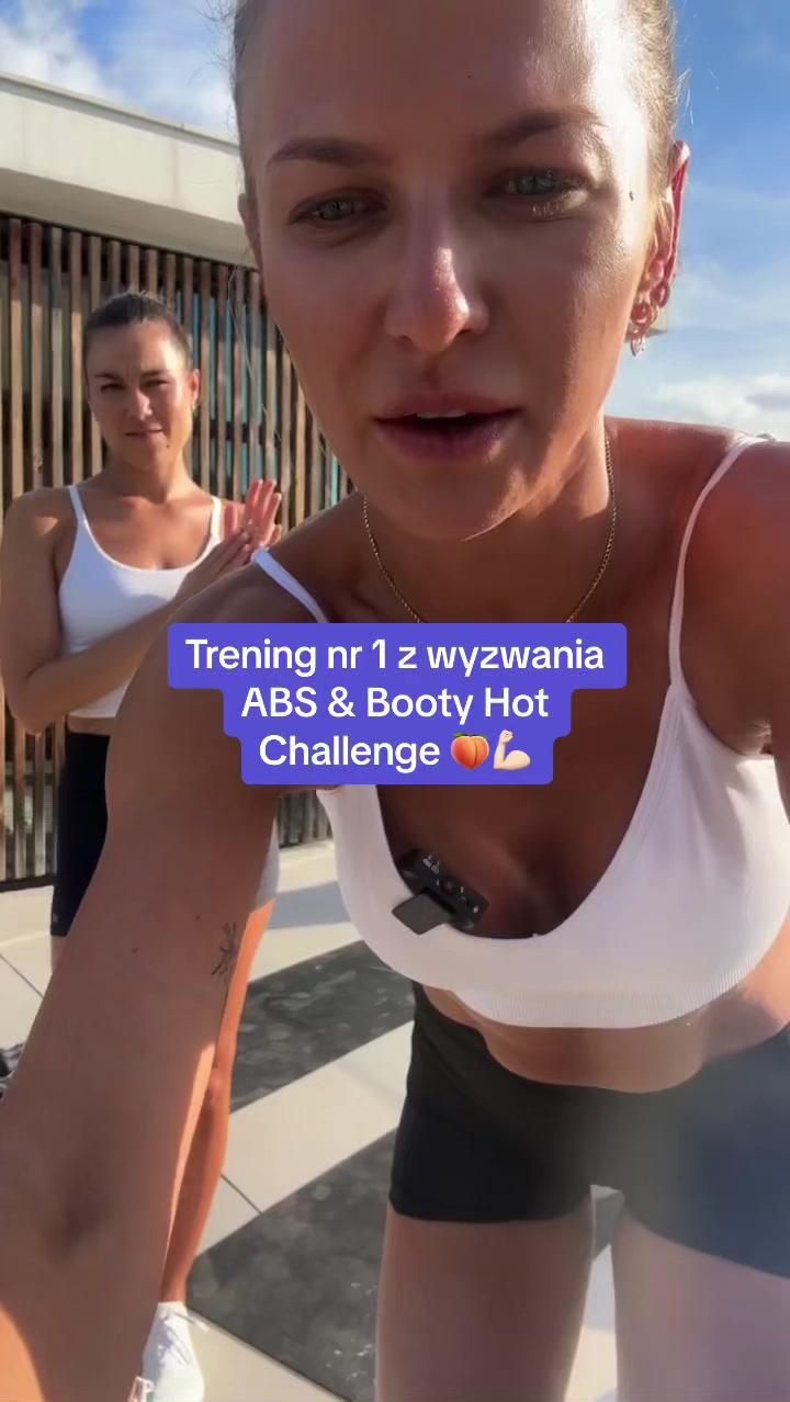 Trening z najnowszego wyzwania 📲 #aplikacja_diet_and_training_by_ann #treningposladkow #miesniebrzucha #annalewandowska #treningwdomu 