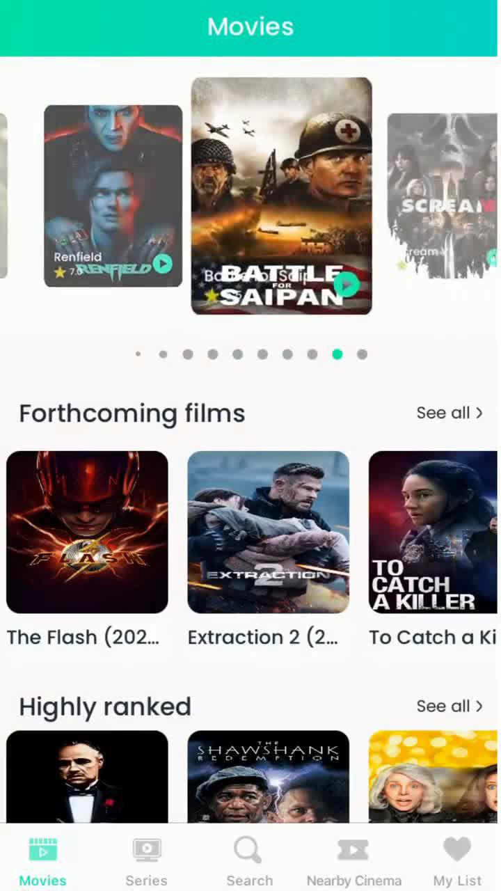Explore a vast collection of movies effortlessly.