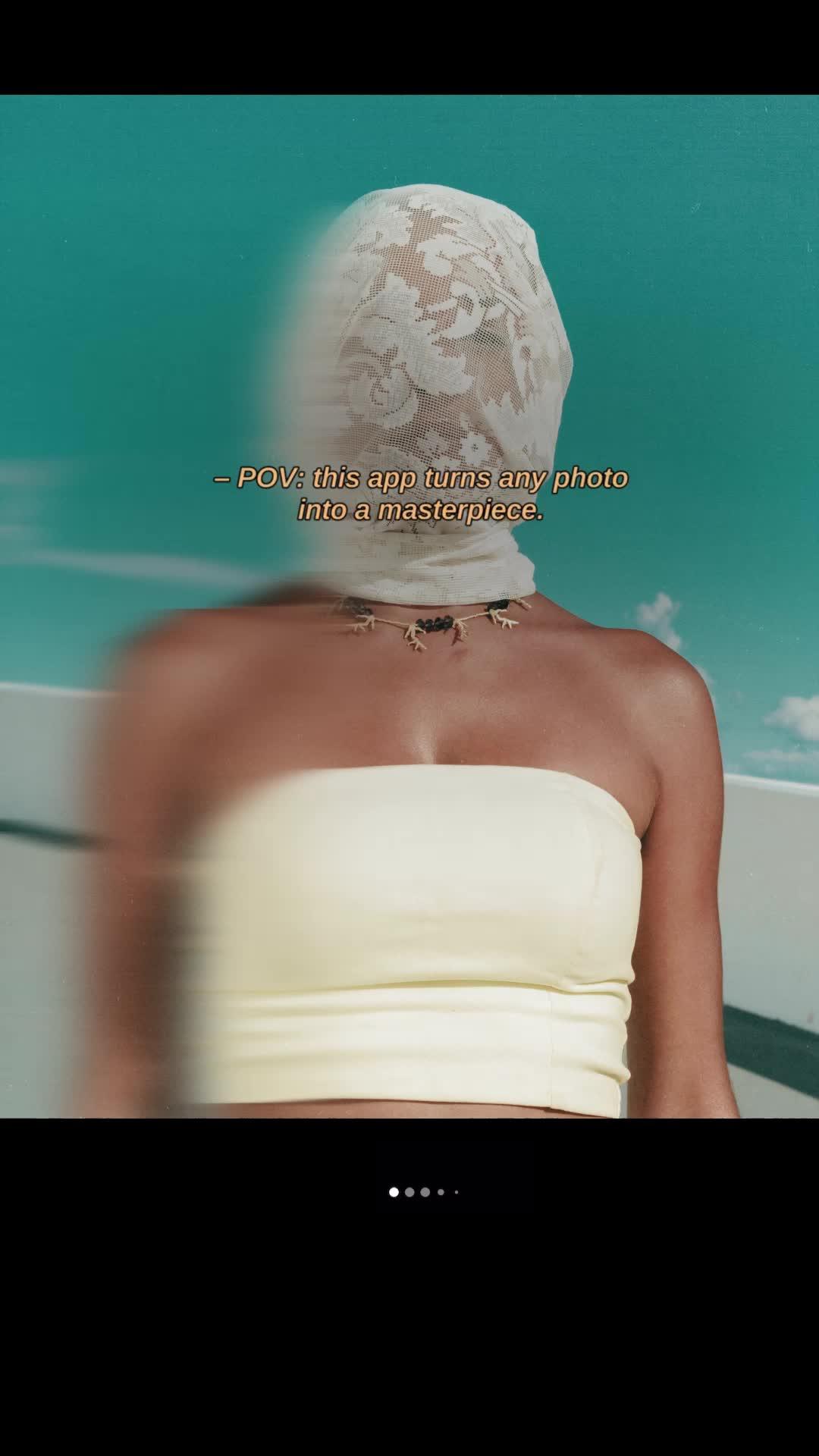 The secret is Prequel app