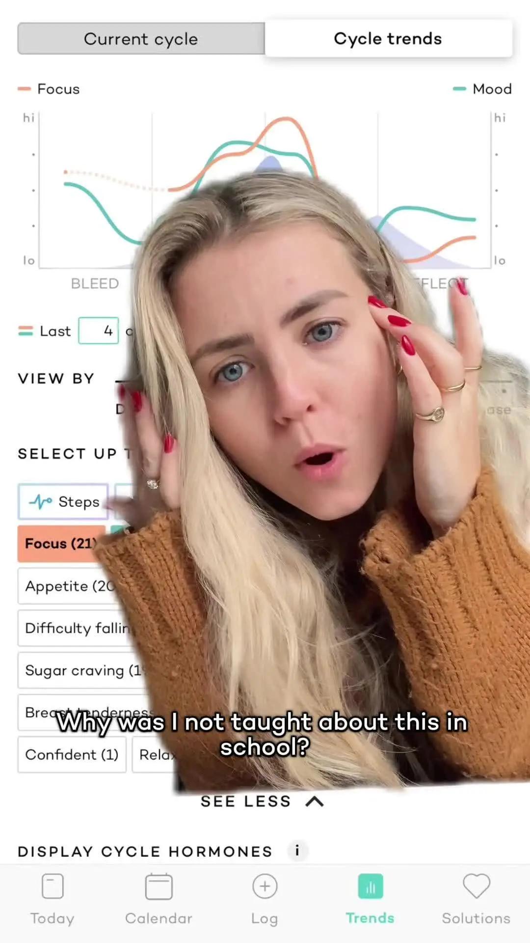 CHECK THIS: your daily hormone forecast to support your mind and body is waiting in app. 