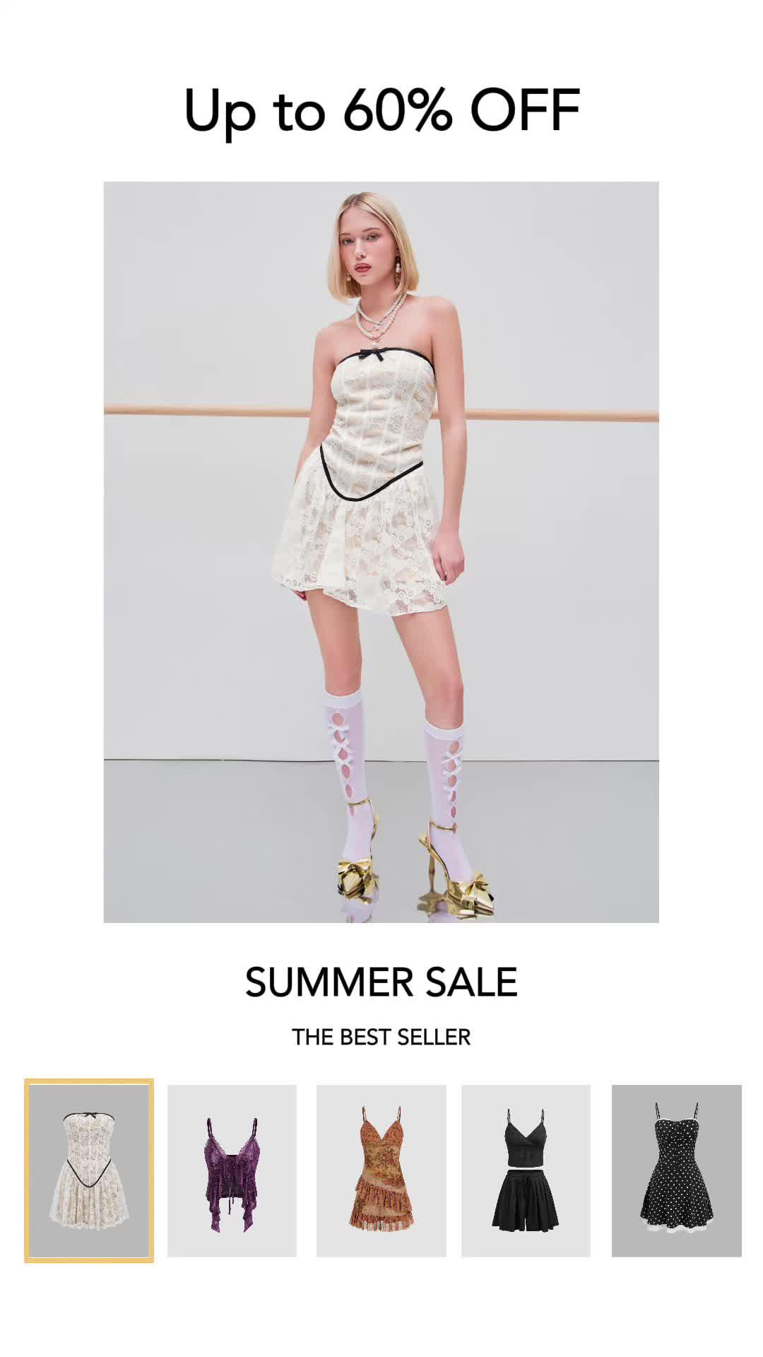 60% Off Flash Sale！