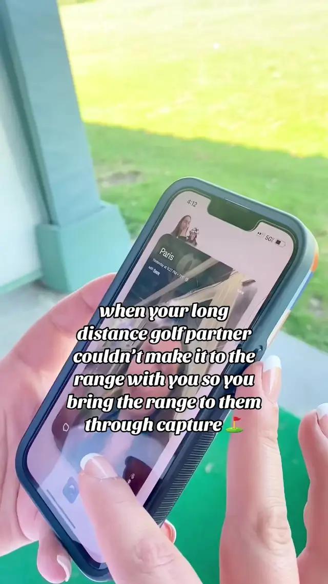 OBSESSED with using Capture anytime & anywhere ☺️ #capture #amo #vlog #cameraroll #golf #golfergirl #drivingrange #michiganstate #college
