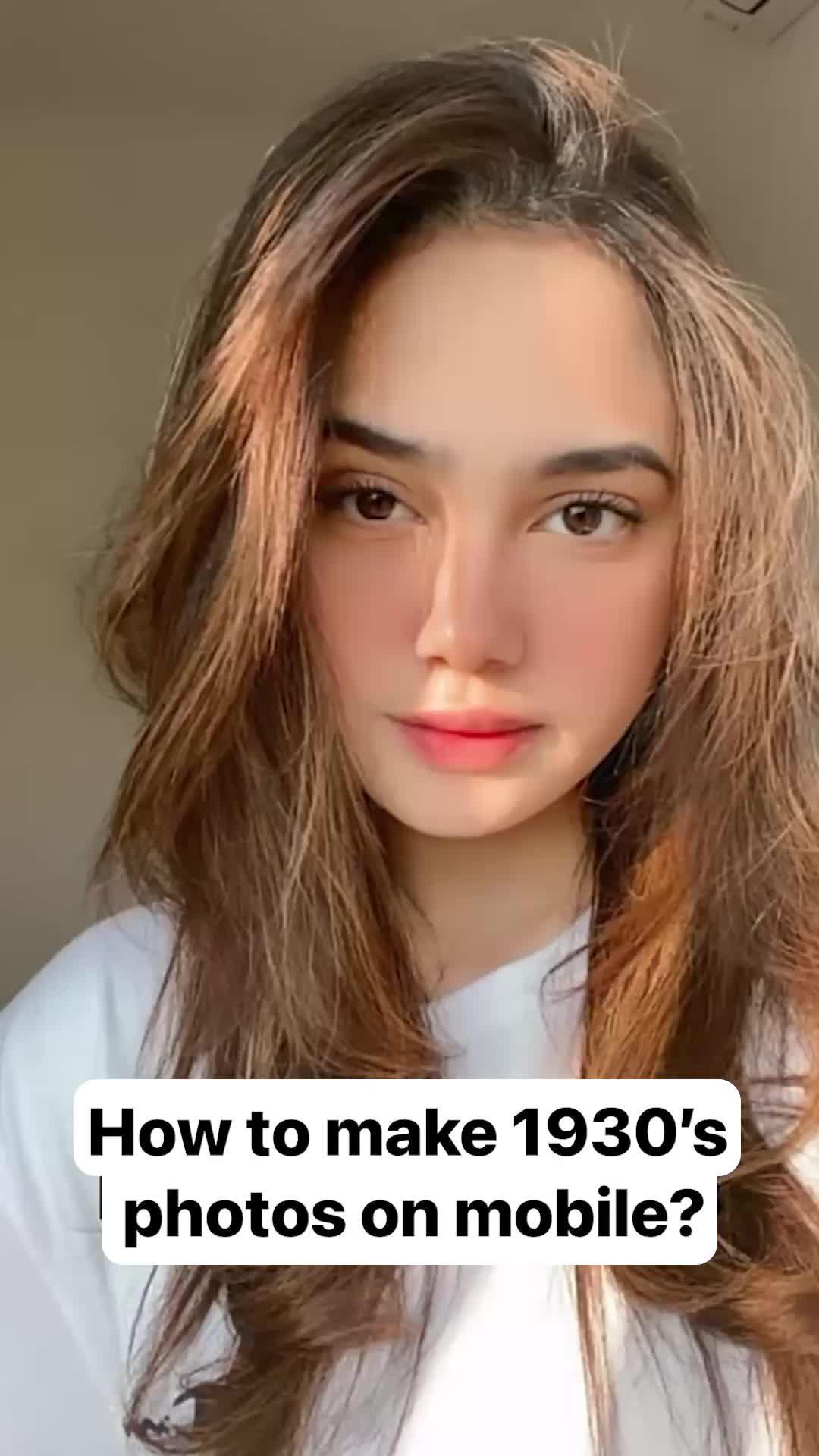 Create your 1930 Photo with this app!