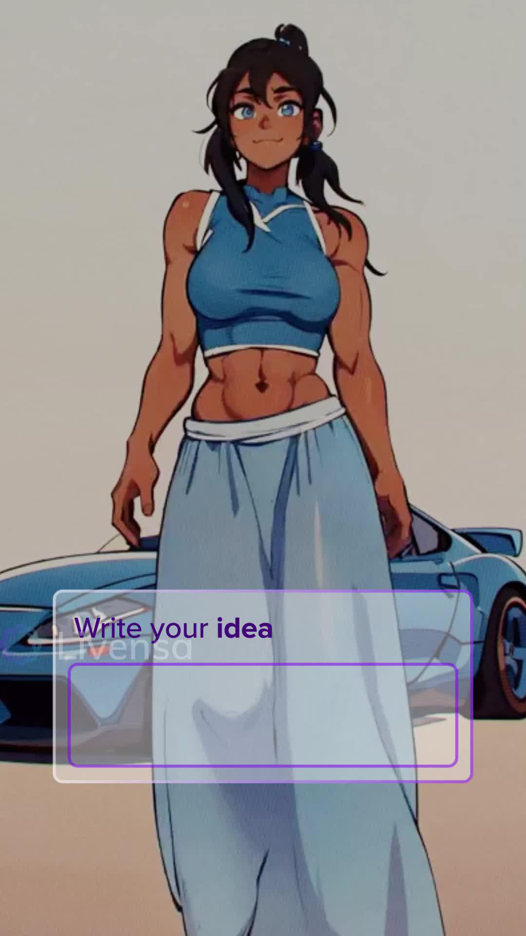Create Al videos with your own words on mobile