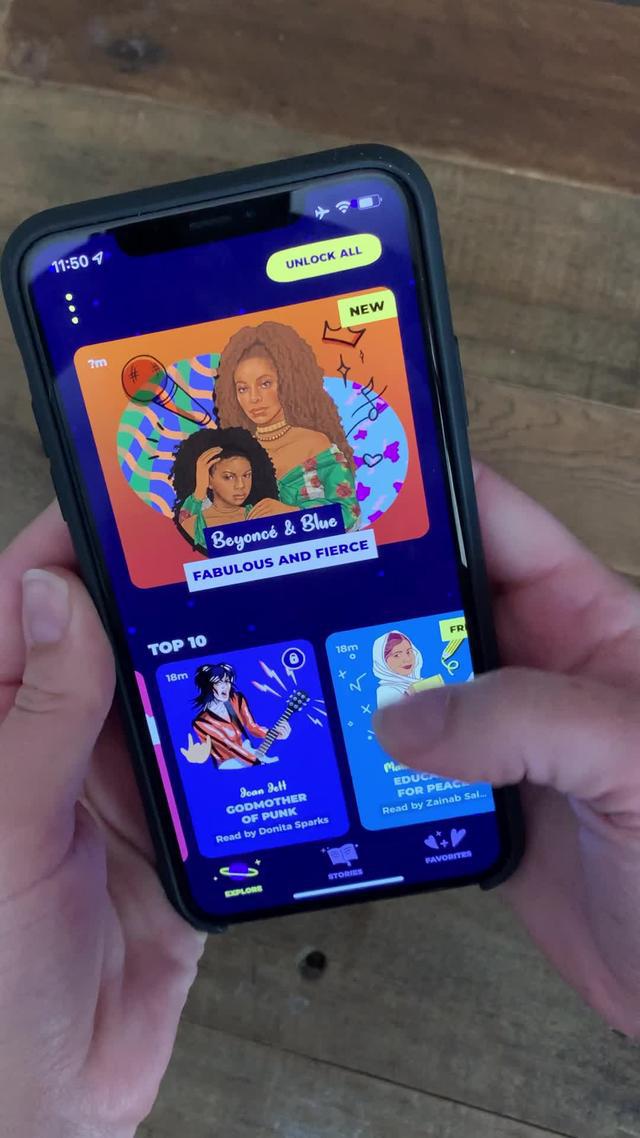 Curated stories for confident girls