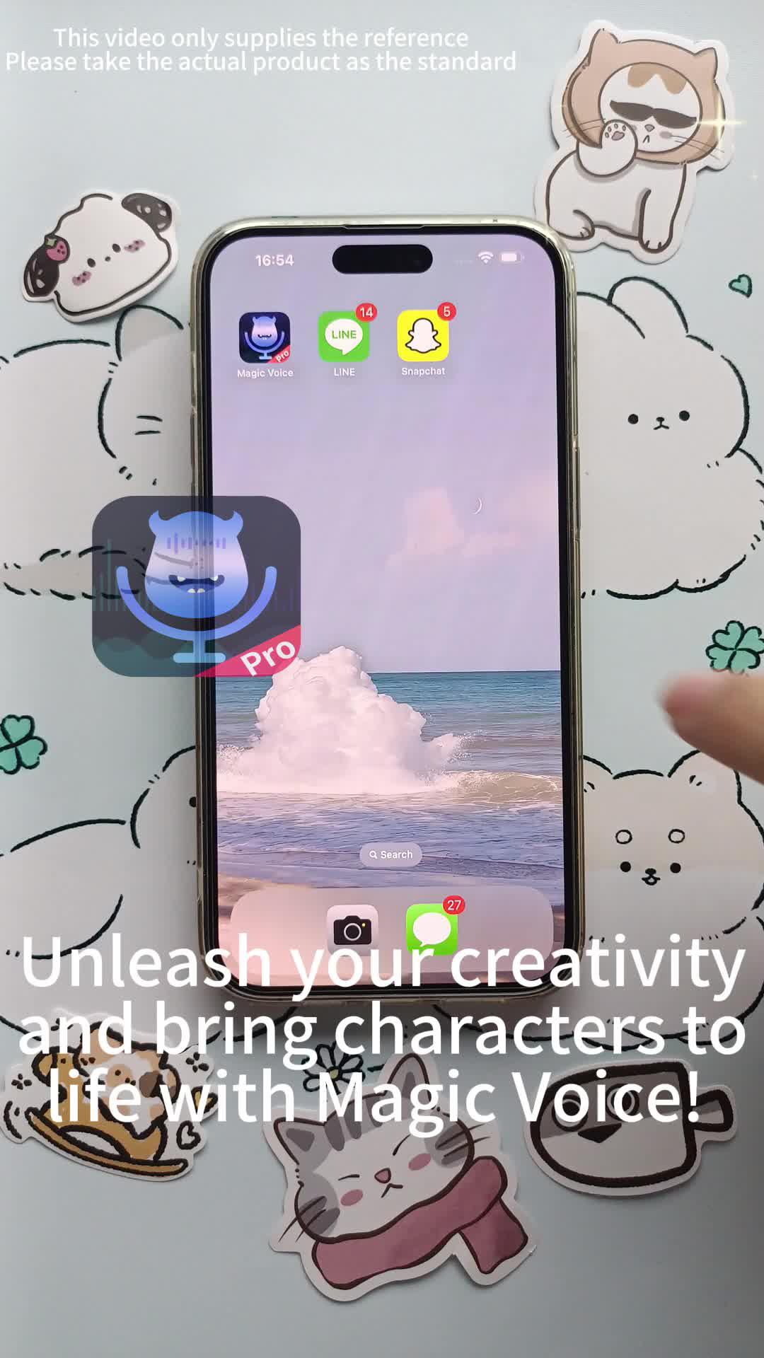 Do you want to experience the taste of first love? This voice changer makes your voice more gentle