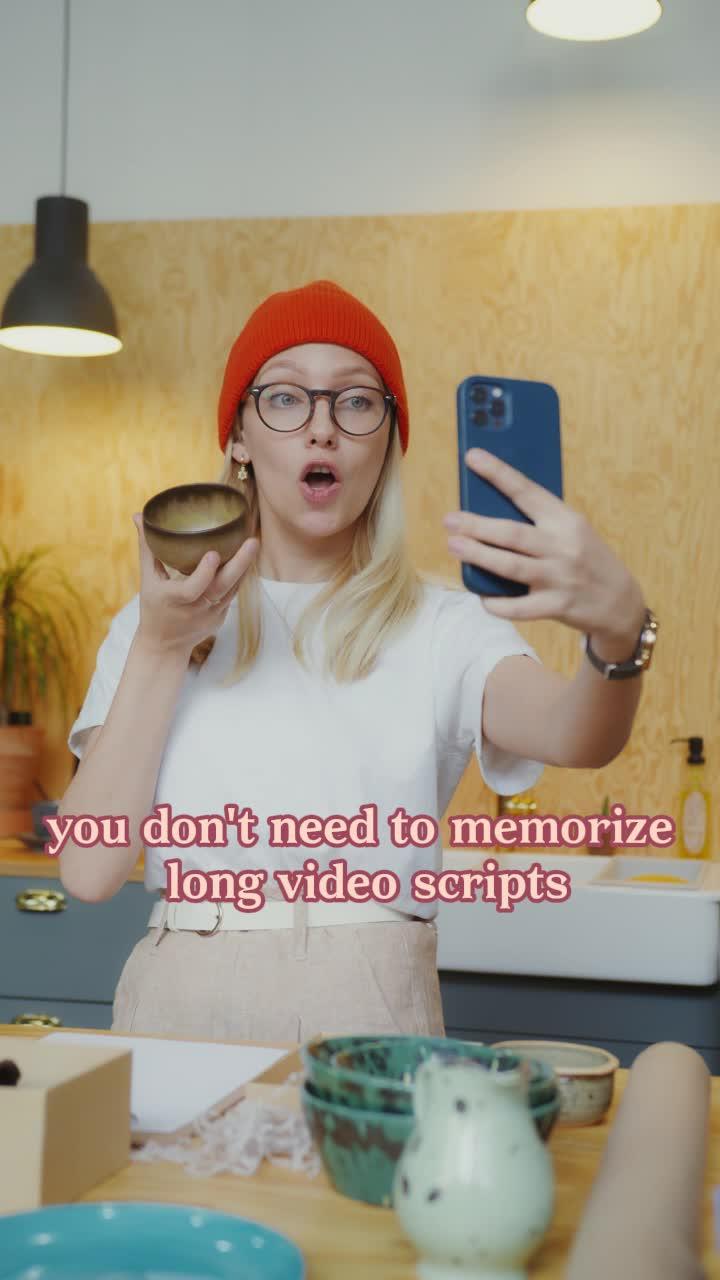 Record Video While Reading Script with Teleprompter!
