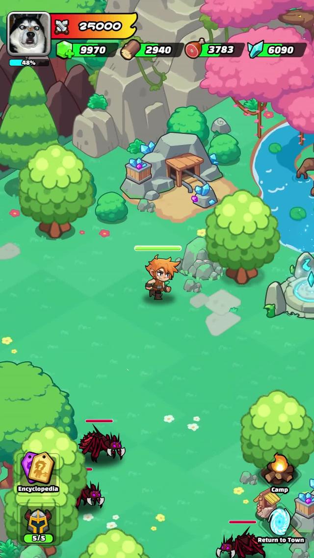 If you can survive 1 minute in Top Heroes？