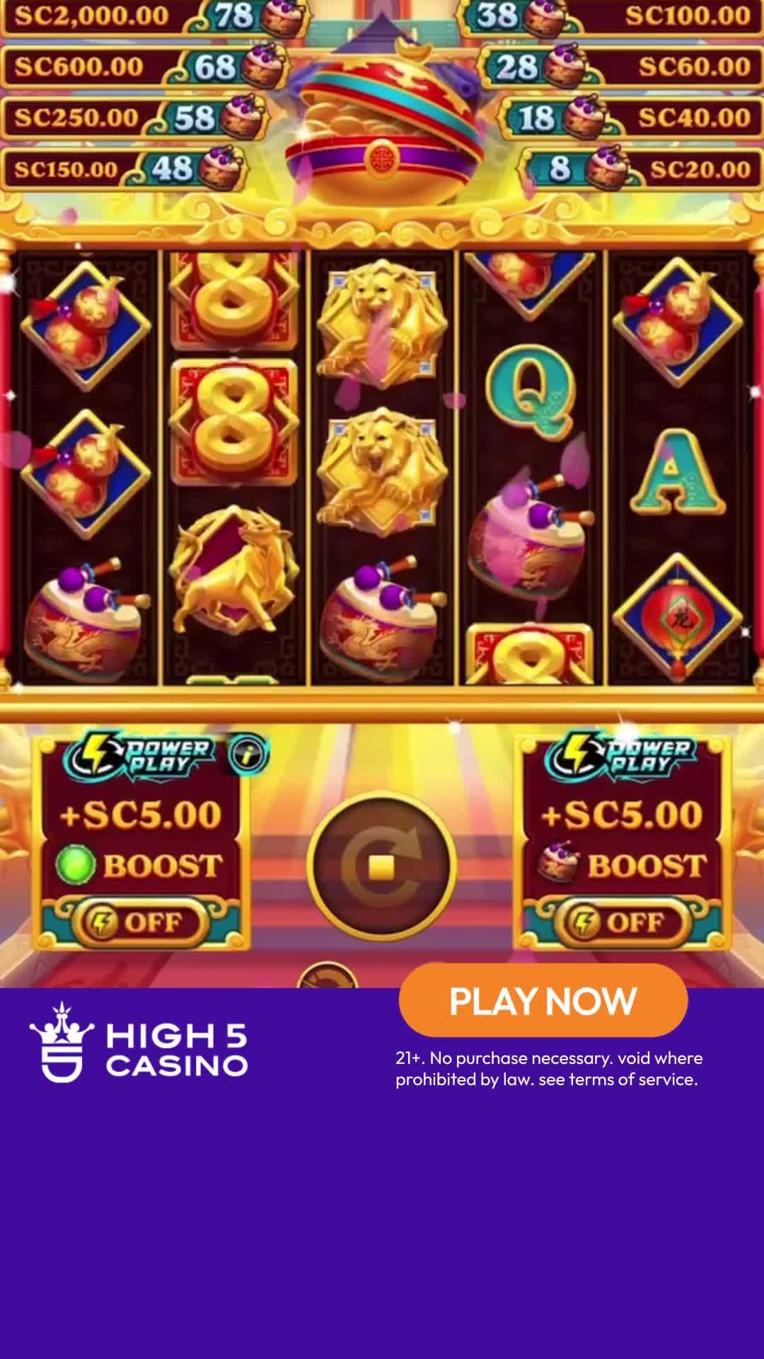 Play For Free. No Purchase Necessary. Join Now