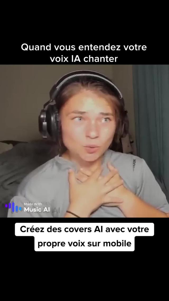 Créez des reprises AI avec votre propre voix sur mobile.