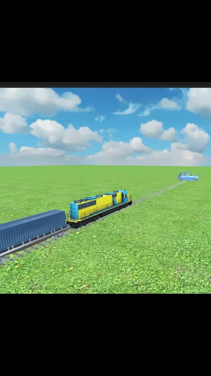 Train vs cars beamng