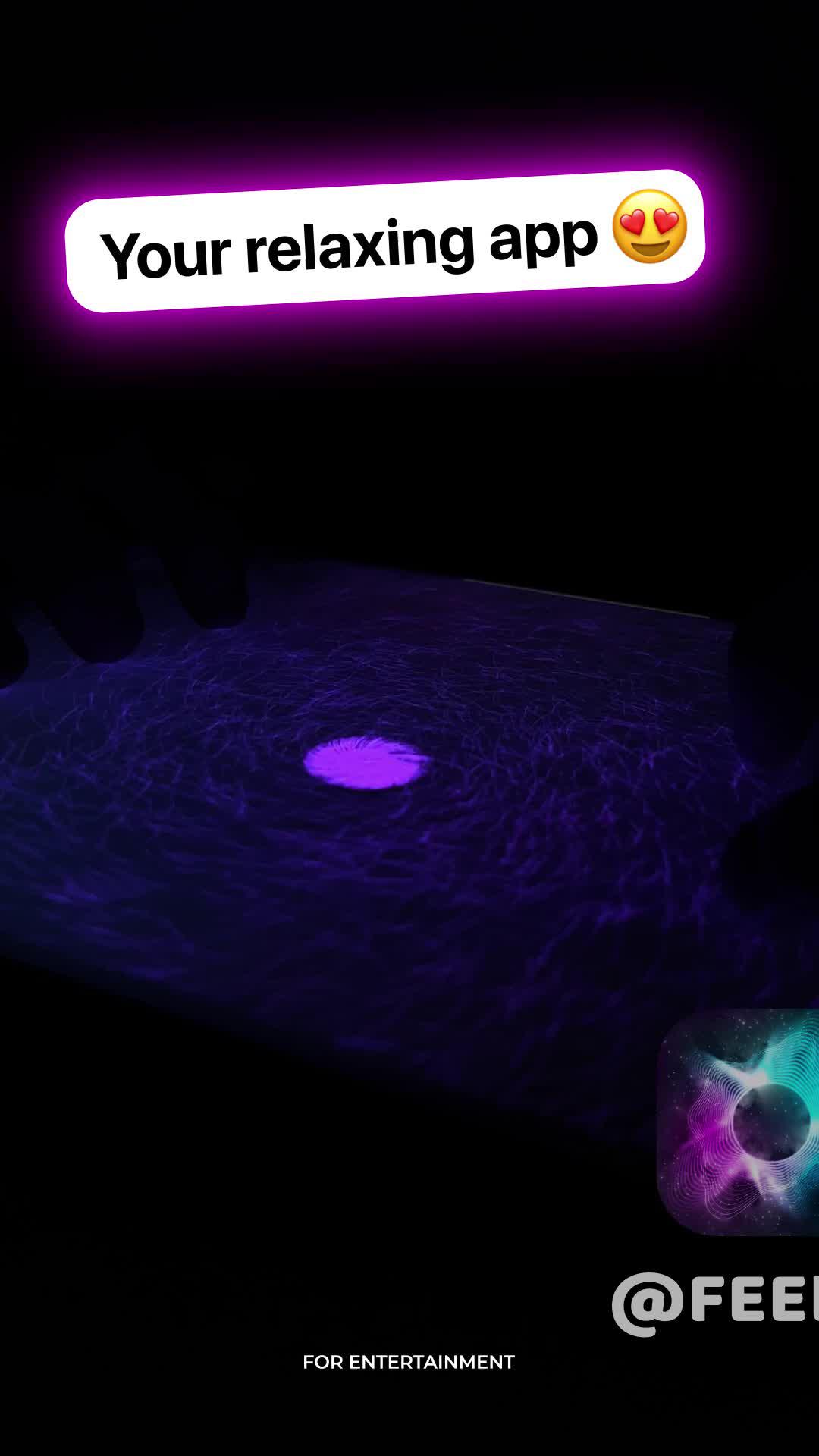 Visual meditation app