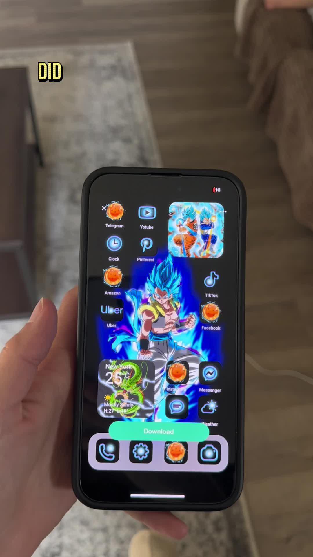 Try new unique themes and icon designs for your phone!
